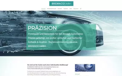 Neue Website für BREMACO.DE